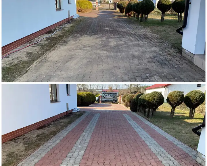 Mycie kostki brukowej ciśnieniowe – realizacja 13